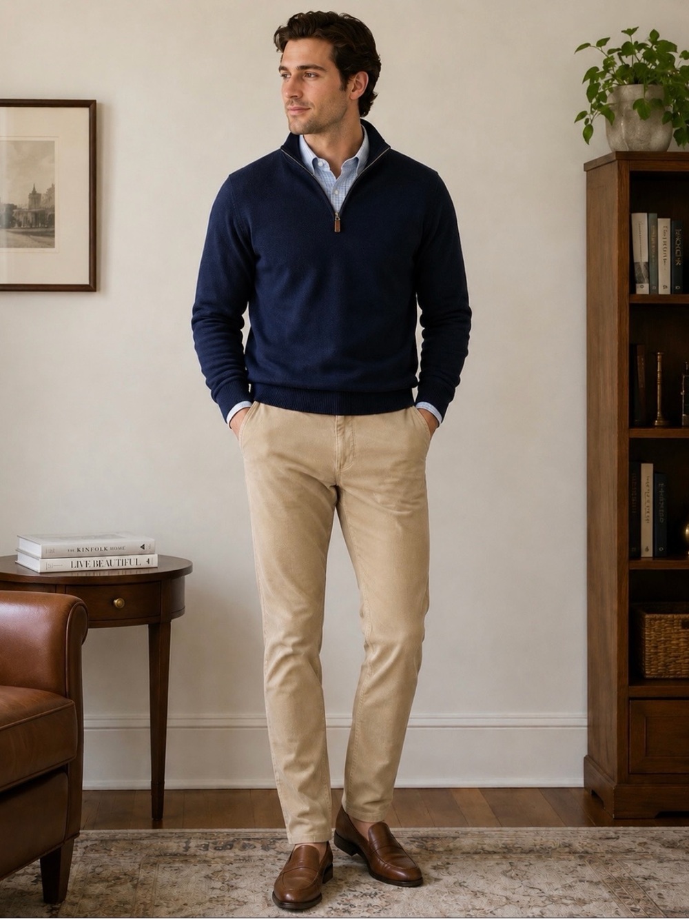Brooks Brothers Slim Fit Corduroy Pants.